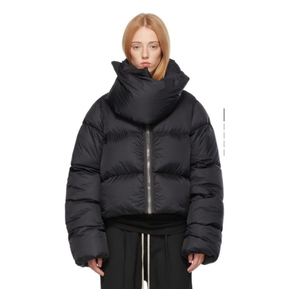 Rick Owens Down Funnel Neck Jacket